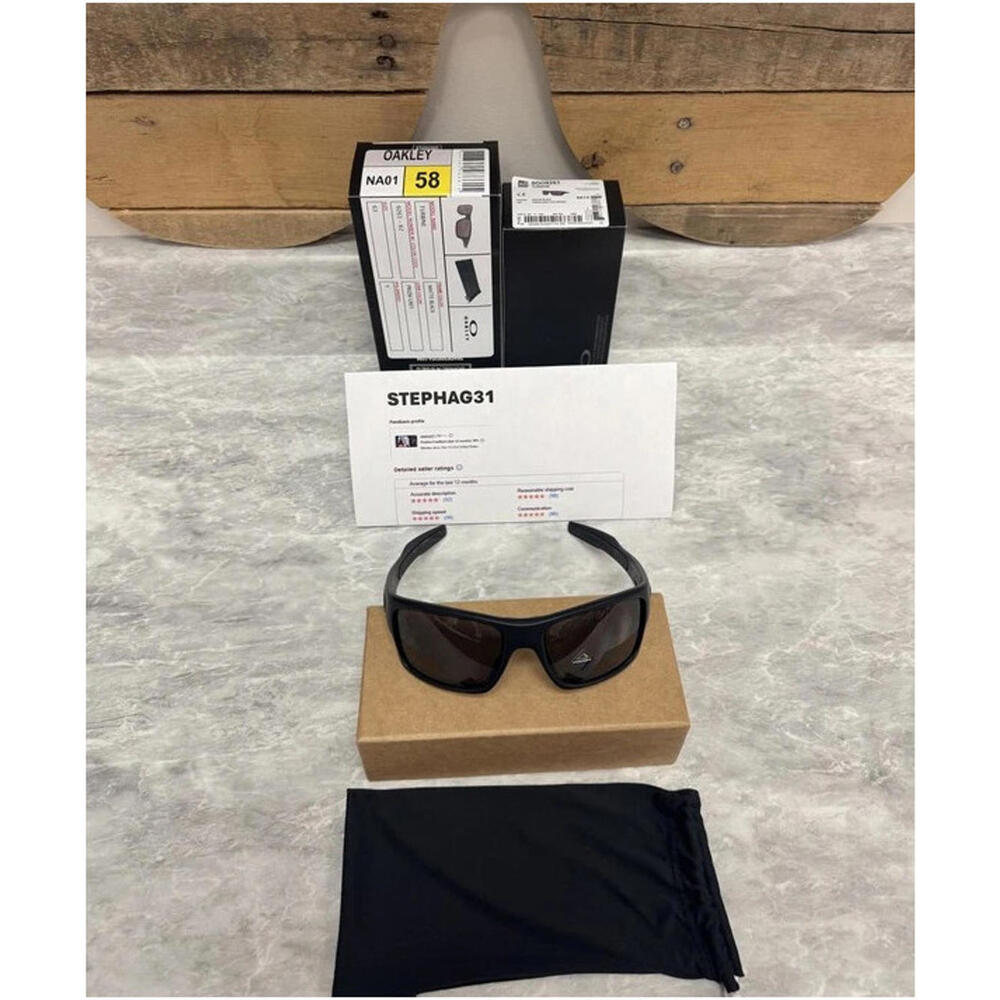 OAKLEY | NEW | TURBINE | 9263 - 62 | MATTE BLACK | PRIZM GREY